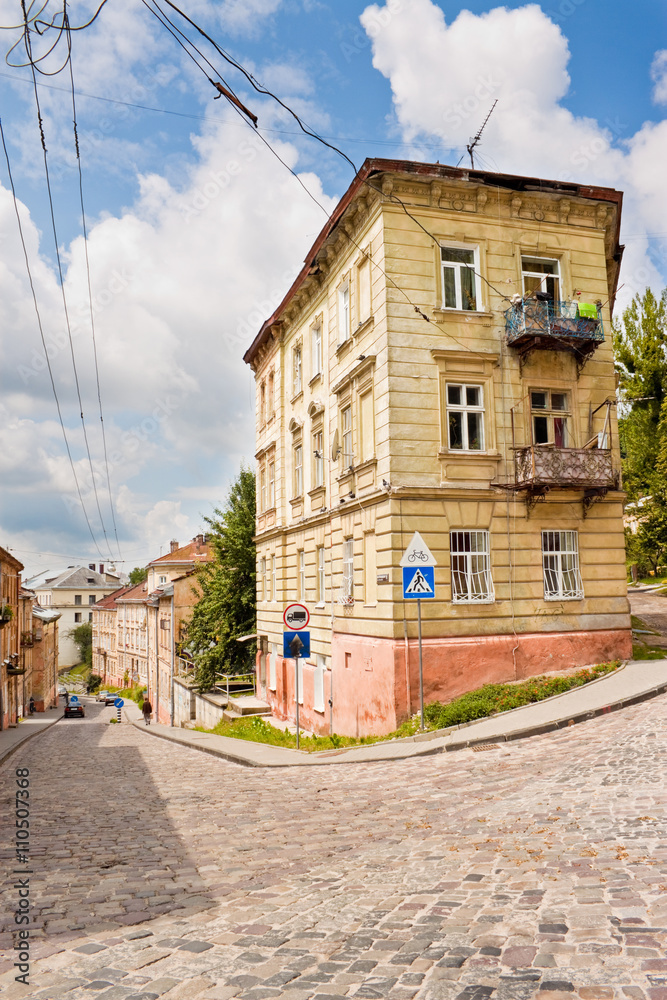 Street in Lviv, Ukraine