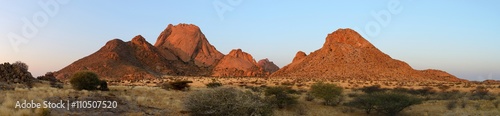 Sunset at Spitzkoppe  Namib  Namibia