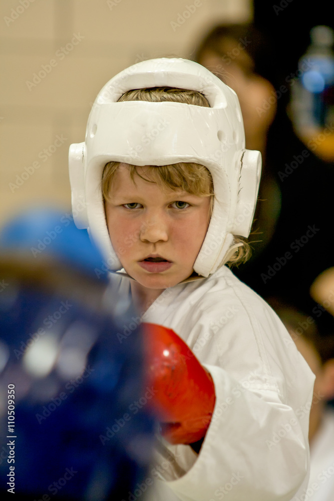 Kumite, full contact karate combat. Kumite, full contact karate combat.