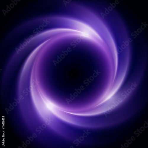 Black Hole in Outer Space. Abstract background