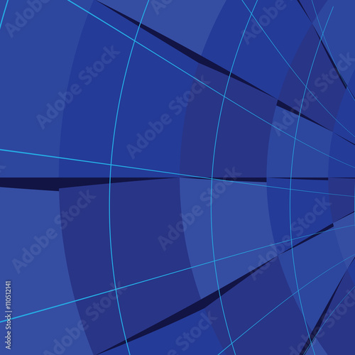 Blue Graphic Background Vector Illustration.