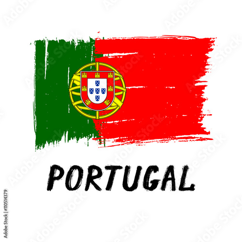 Flag Of Portugal  - Grunge