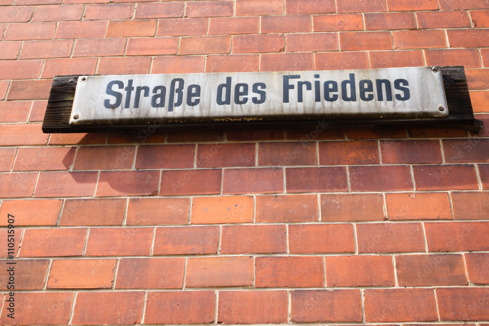 Obraz premium Straße des Friedens 