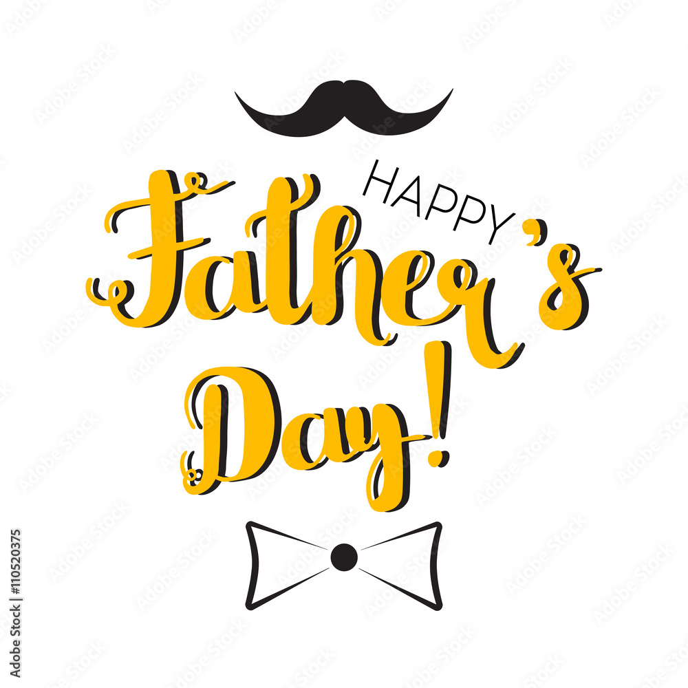 Fototapeta premium Fathers day design
