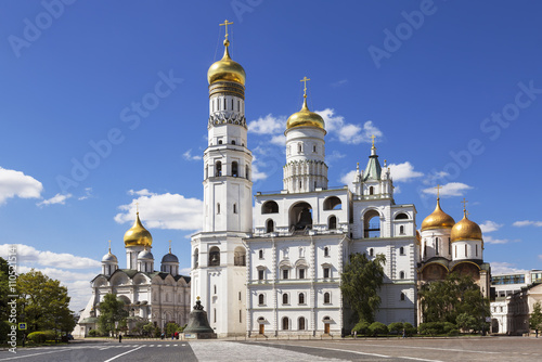 Stampa su tela The architectural ensemble of the Moscow Kremlin. Russia