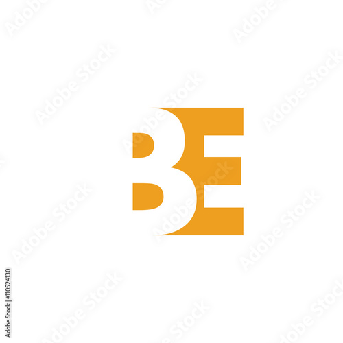 BE Logo | Vector Graphic Branding Letter Element | jpg, eps, path, web, app, art, ai | White Background