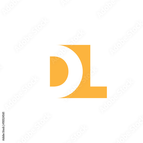 DL Logo | Vector Graphic Branding Letter Element | jpg, eps, path, web, app, art, ai | White Background