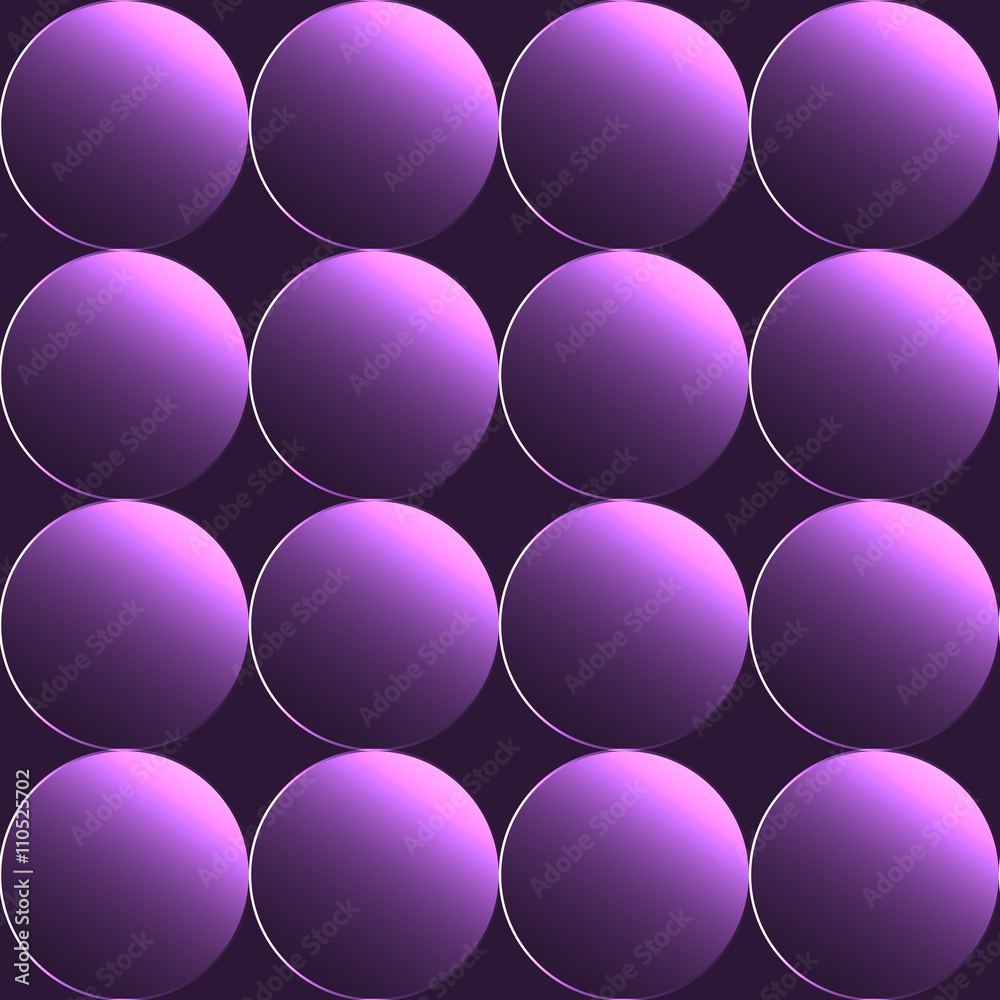 Purple 3D buttons seamless background