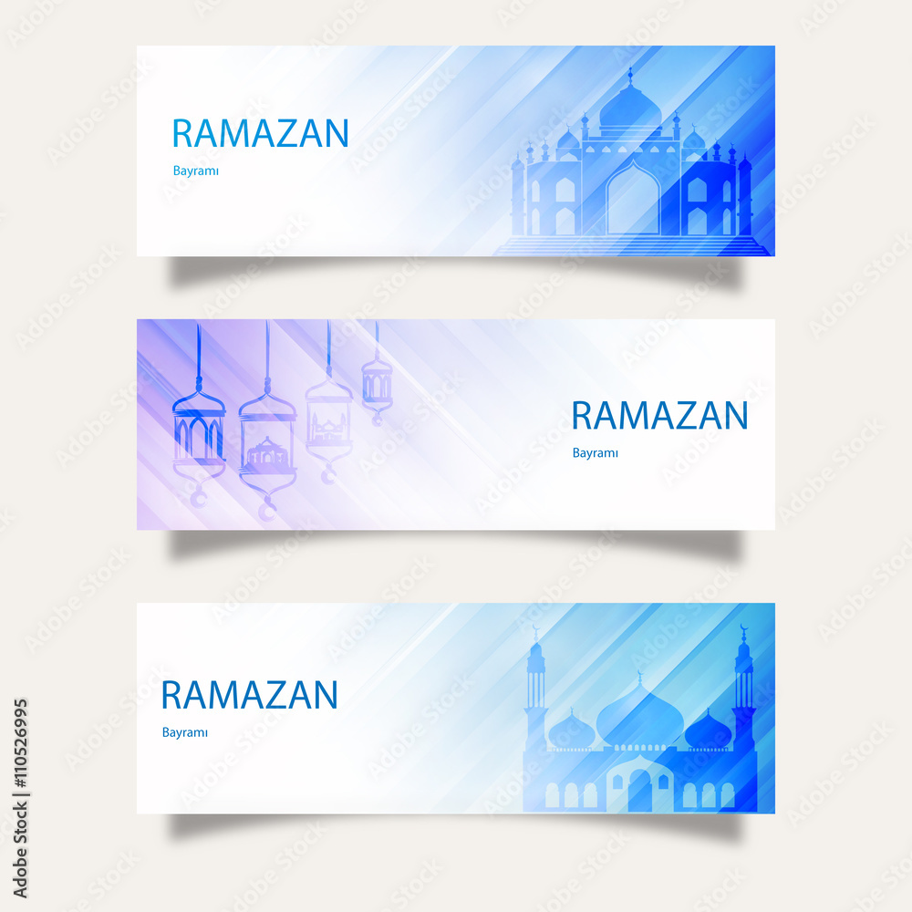 Fototapeta premium ramazan bayramı banner