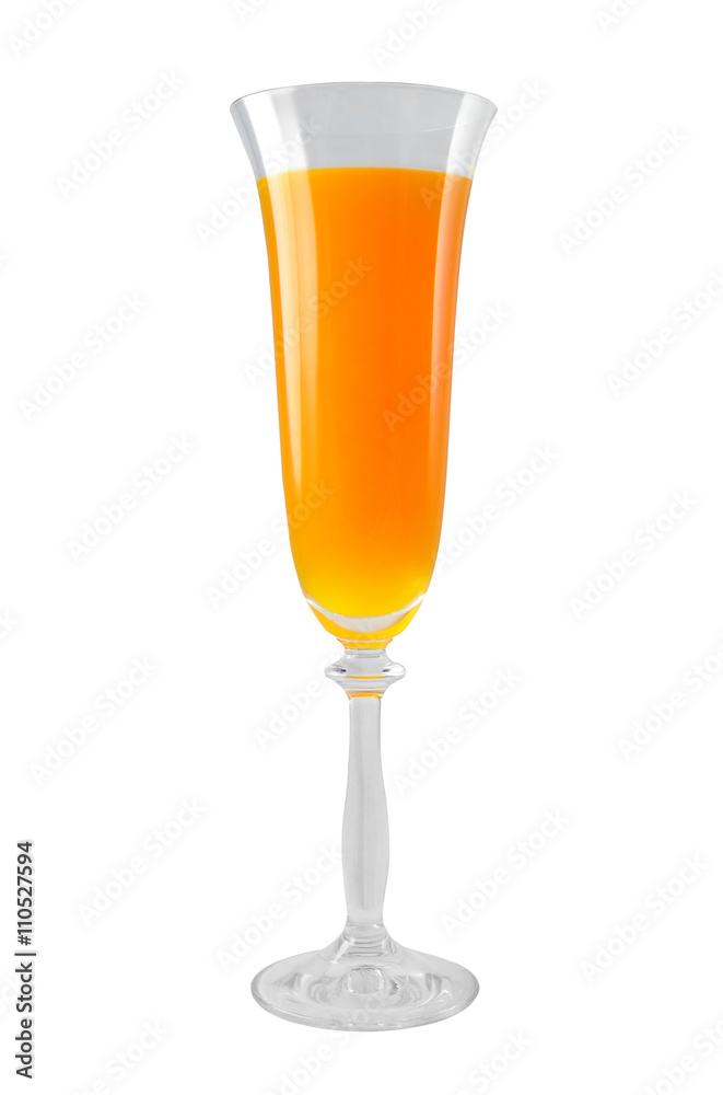 Mimosa cocktail in a glass