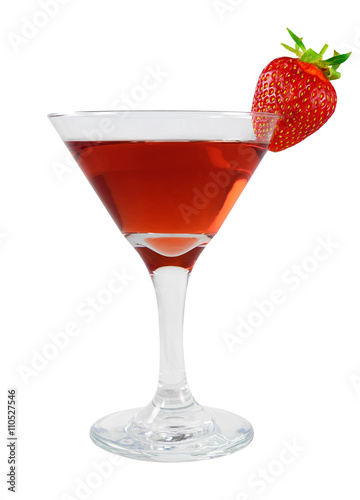 Wallpaper Mural Bacardi cocktail in a glass with strawberries Torontodigital.ca
