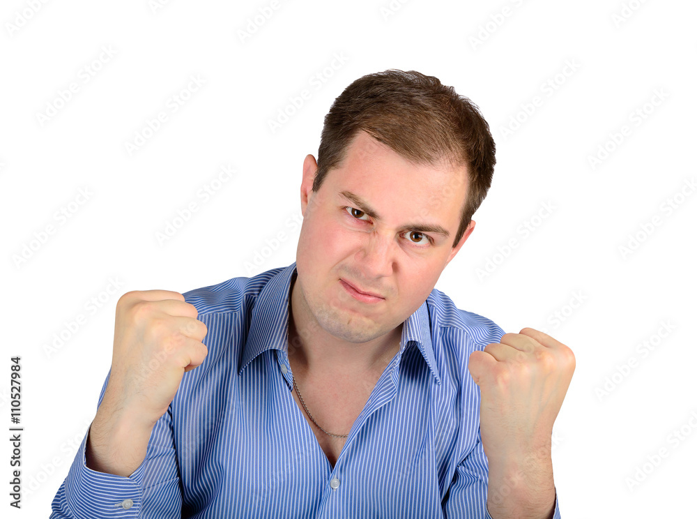 Annoyed and angry business man Annoyed and angry business man