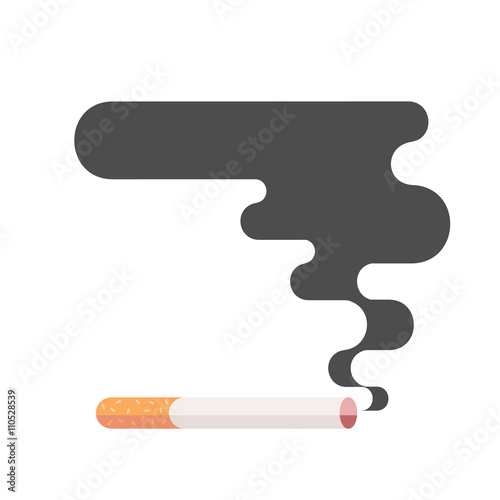 Icons about smoking, vector illustration flat, the dangers of smoking, health problems due to smoking, pregnant woman, nicotine dangerous smoke, danger to life and limb due to nicotine