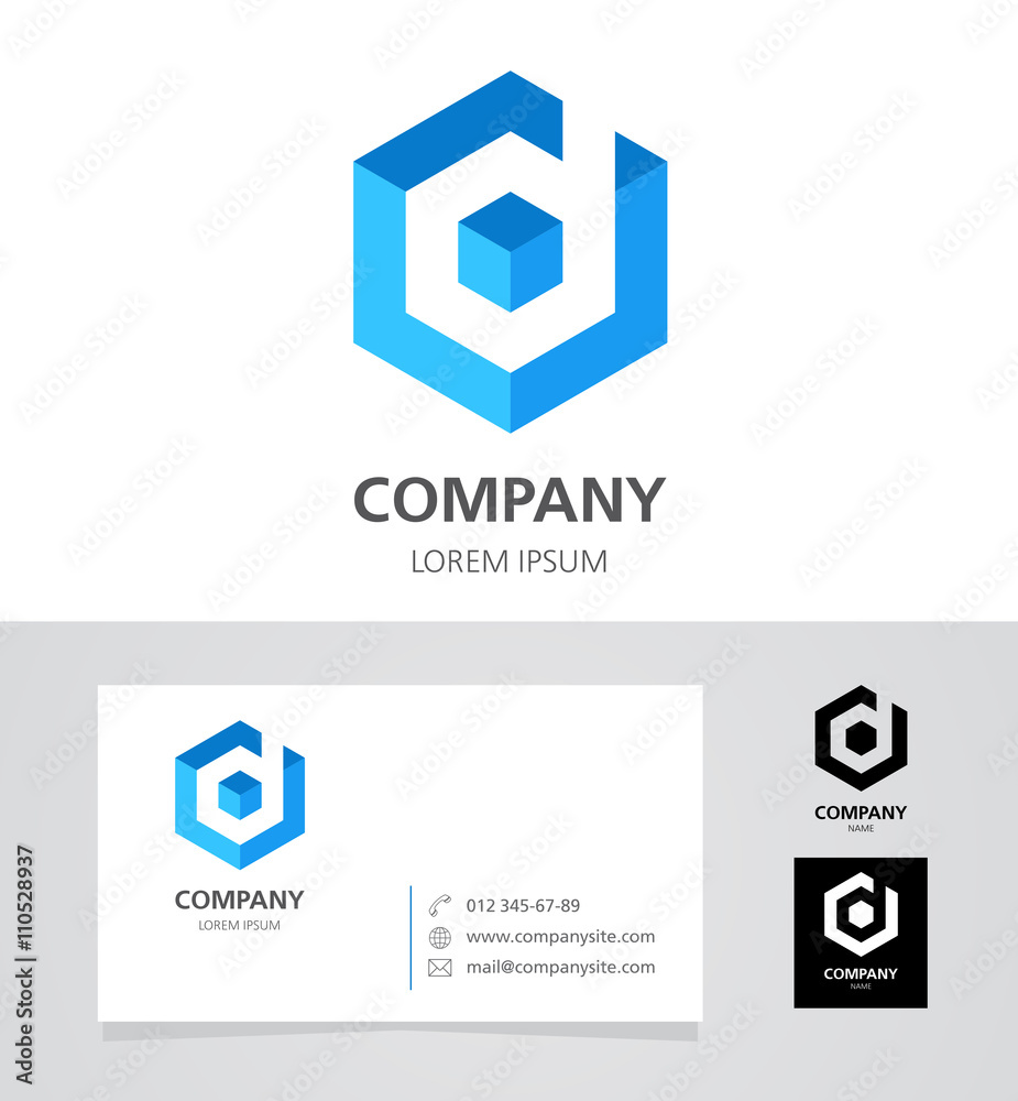 Letter D - Logo Design Element with Business Card - illustration


Vector Logotype Template 
