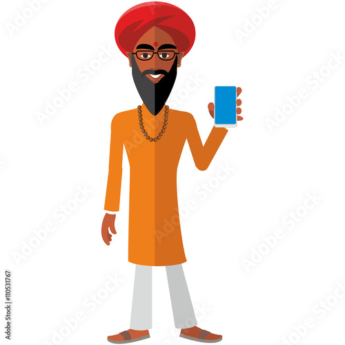 Hindu with phon