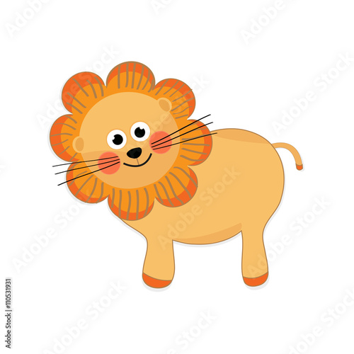 Fototapeta Naklejka Na Ścianę i Meble -  Lion vector illustration