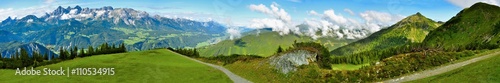 Panorama of Austria Alps