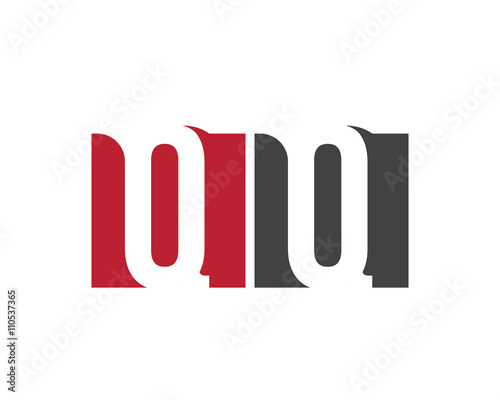 QQ red square letter logo for qatar, quality, quantum, quarter, quest