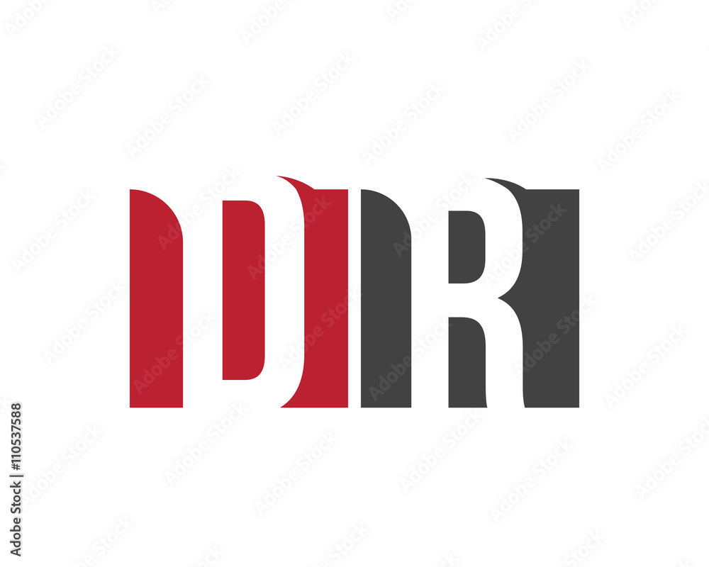 DR red square letter logo for restaurant, research, resource, reality, real estate DR red square letter logo for restaurant, research, resource, reality, real estate