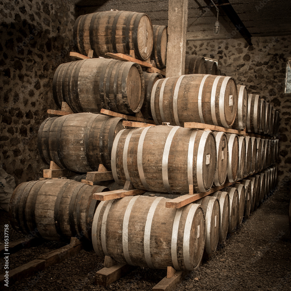 Wine barrels