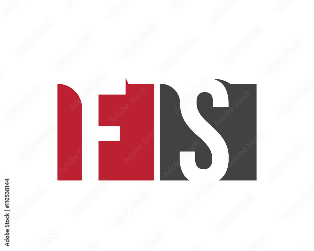 FS red square letter logo for system, store, service, solution, studio