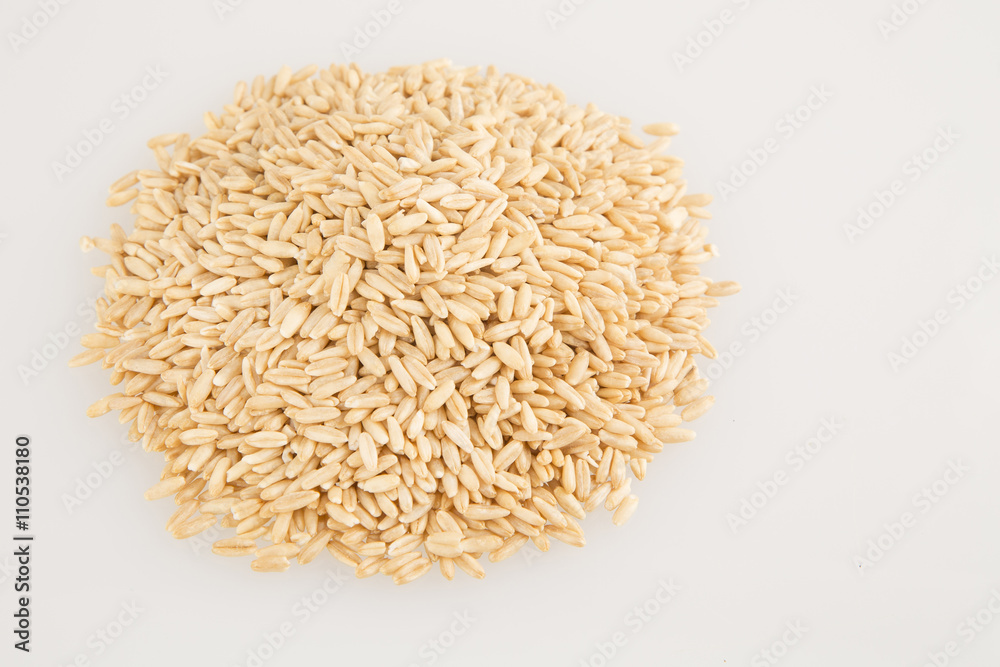 Grain of oats isolated on a white background Grain of oats isolated on a white background