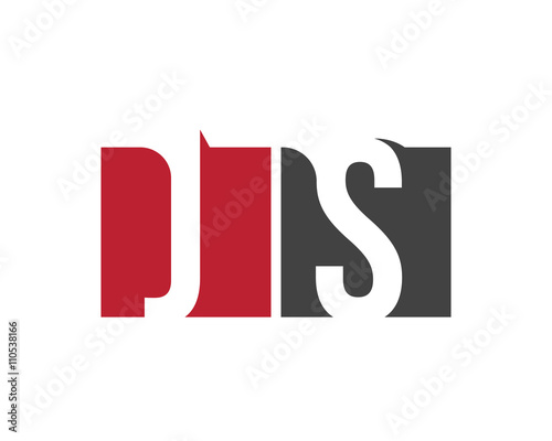 JS red square letter logo for system, store, service, solution, studio