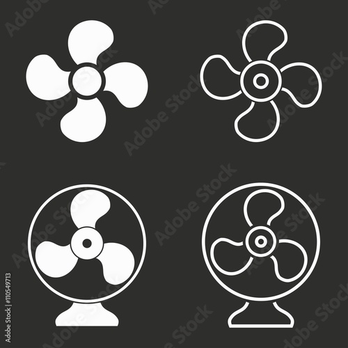 Fan - vector icon.