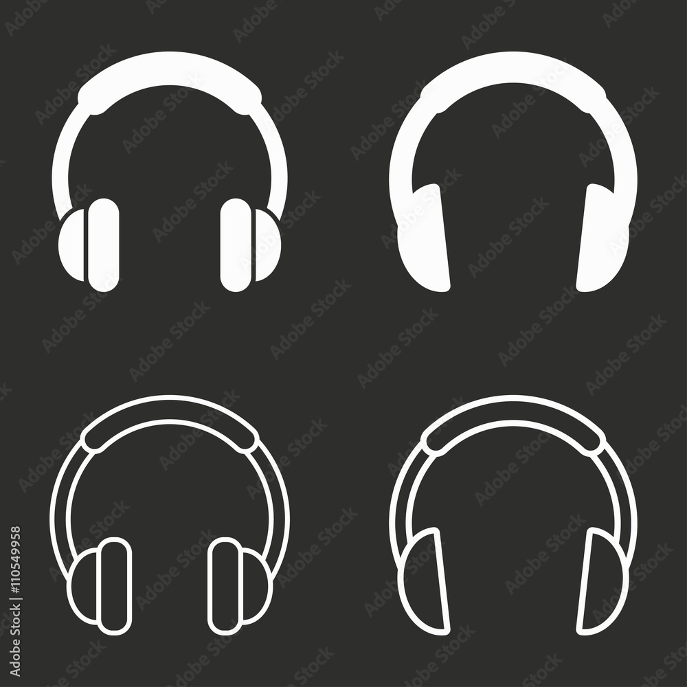 Headphone - vector icon. Headphone - vector icon.