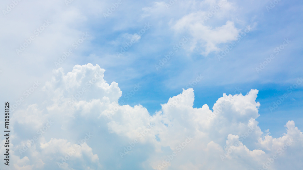 clouds in the blue sky clouds in the blue sky