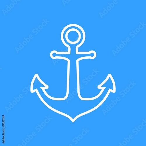 Anchor -  vector icon.