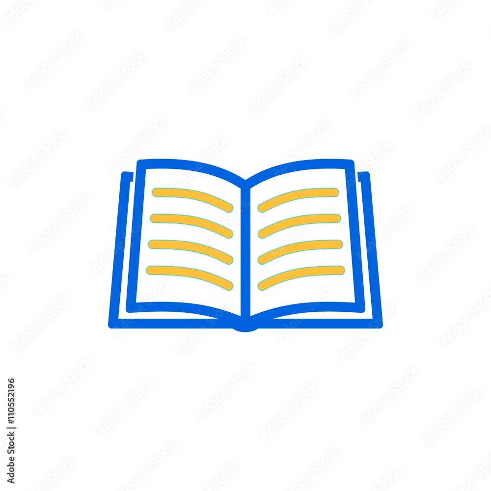 Book - vector icon. Book - vector icon.
