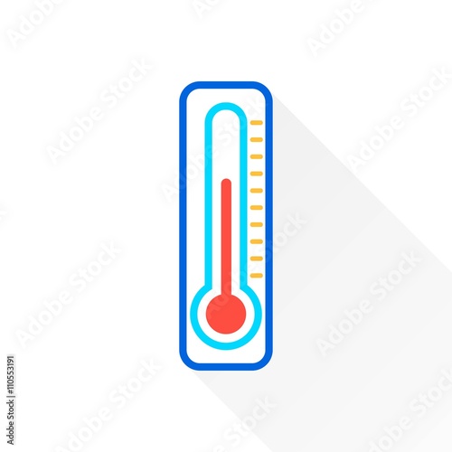 Thermometer - vector icon.