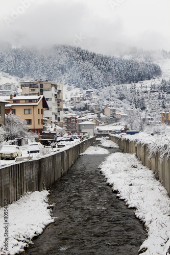 Winter at the city of Chepelare