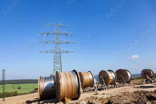 Neubau einer Stromtrasse