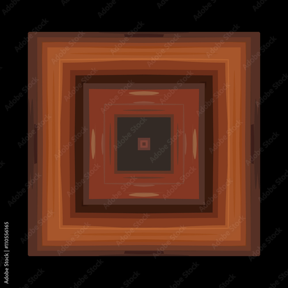 Ethnic brown ornament in form of geometric pattern bamboo Ethnic brown ornament in form of geometric pattern bamboo