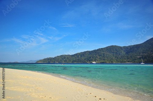 Beach on Tropical Islands at Summer Season © karinkamon
