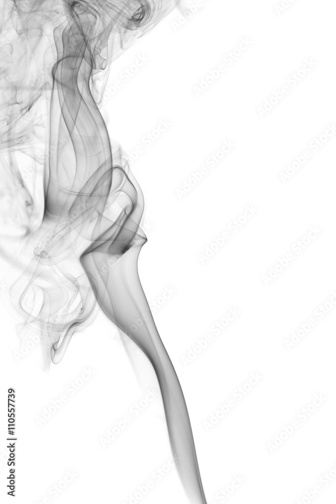 Abstract gray smoke from the incense. Abstract gray smoke from the incense.