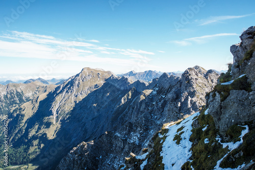 Mountain Panorama from Nebelhorn / Bavaria © Manninx
