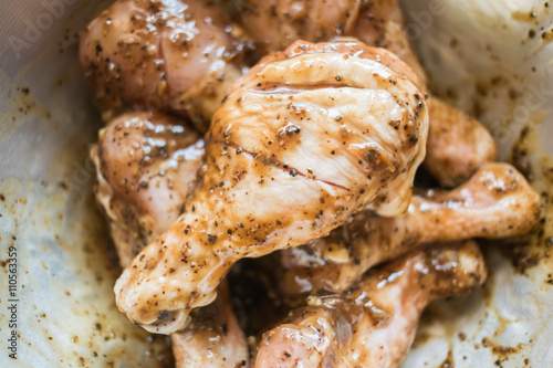 Marinated Chicken Meat Homemade Food