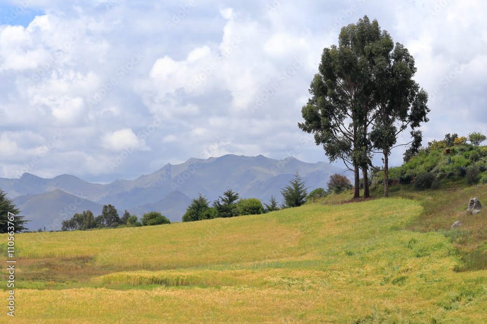 Andine Landschaft nahe Cusco, Peru