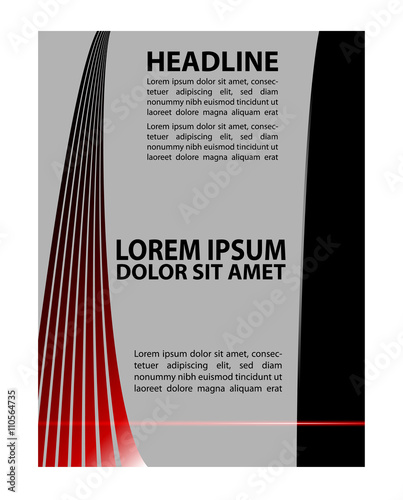 Flyer or Cover Design - Business Vector

