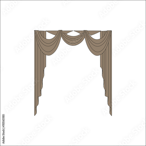  interior textiles. window decoration. curtains.