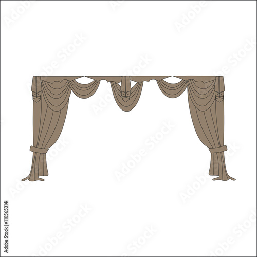  interior textiles. window decoration. curtains.