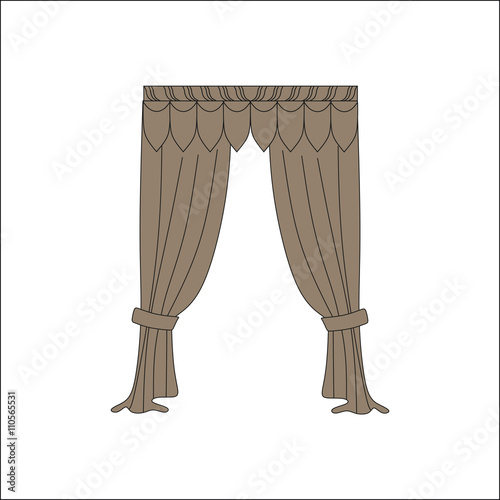  interior textiles. window decoration. curtains.