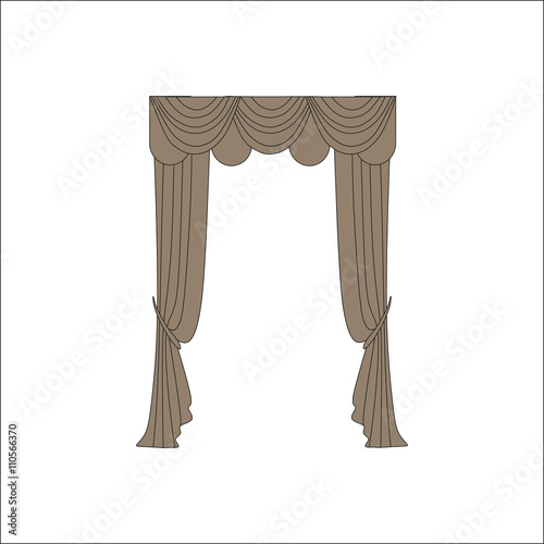  interior textiles. window decoration. curtains.