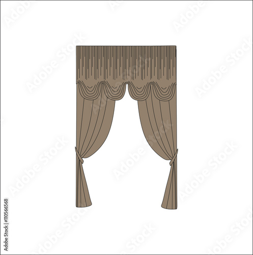  interior textiles. window decoration.curtains.