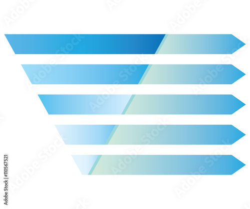 blue pyramid chart
