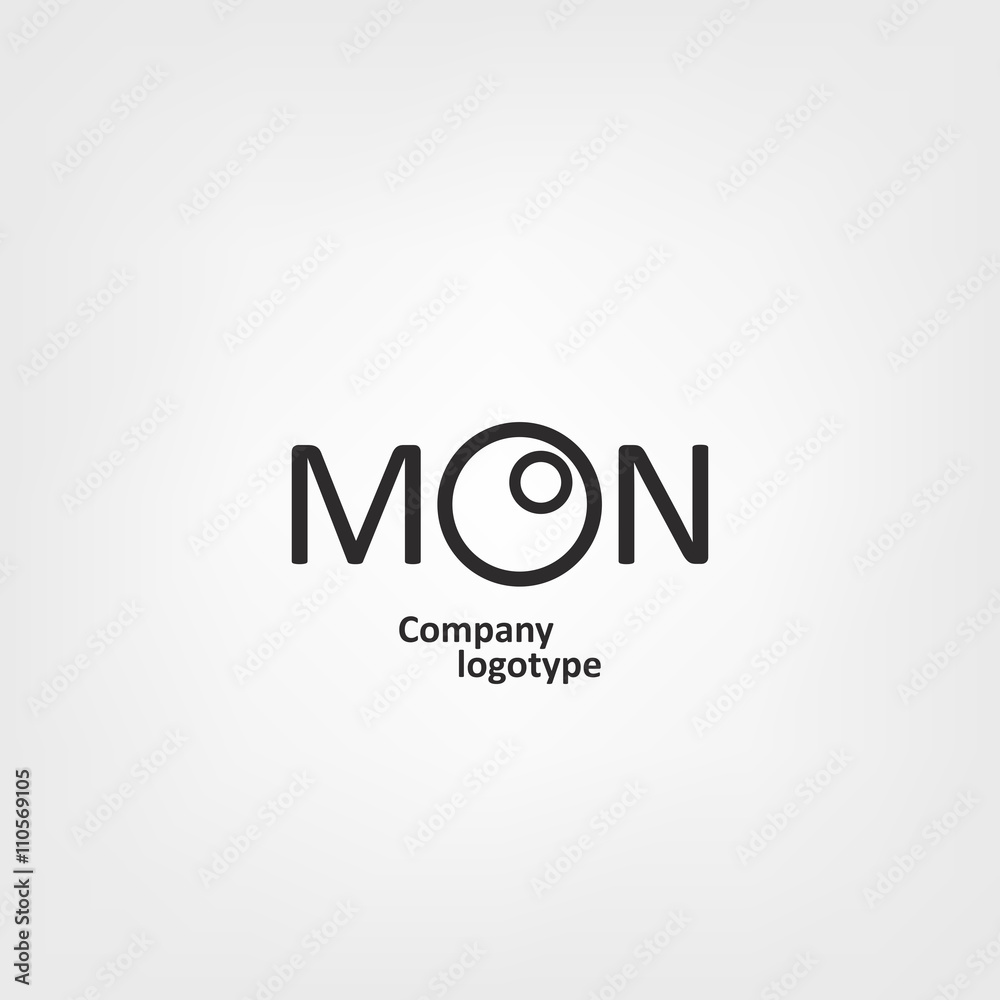 Moon. Logo Icon Design Template Elements. Concept For Your Logo. Vector Illustration. Moon. Logo Icon Design Template Elements. Concept For Your Logo. Vector Illustration.