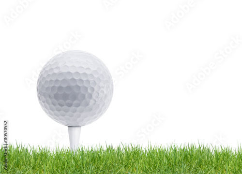 Golfball auf Green